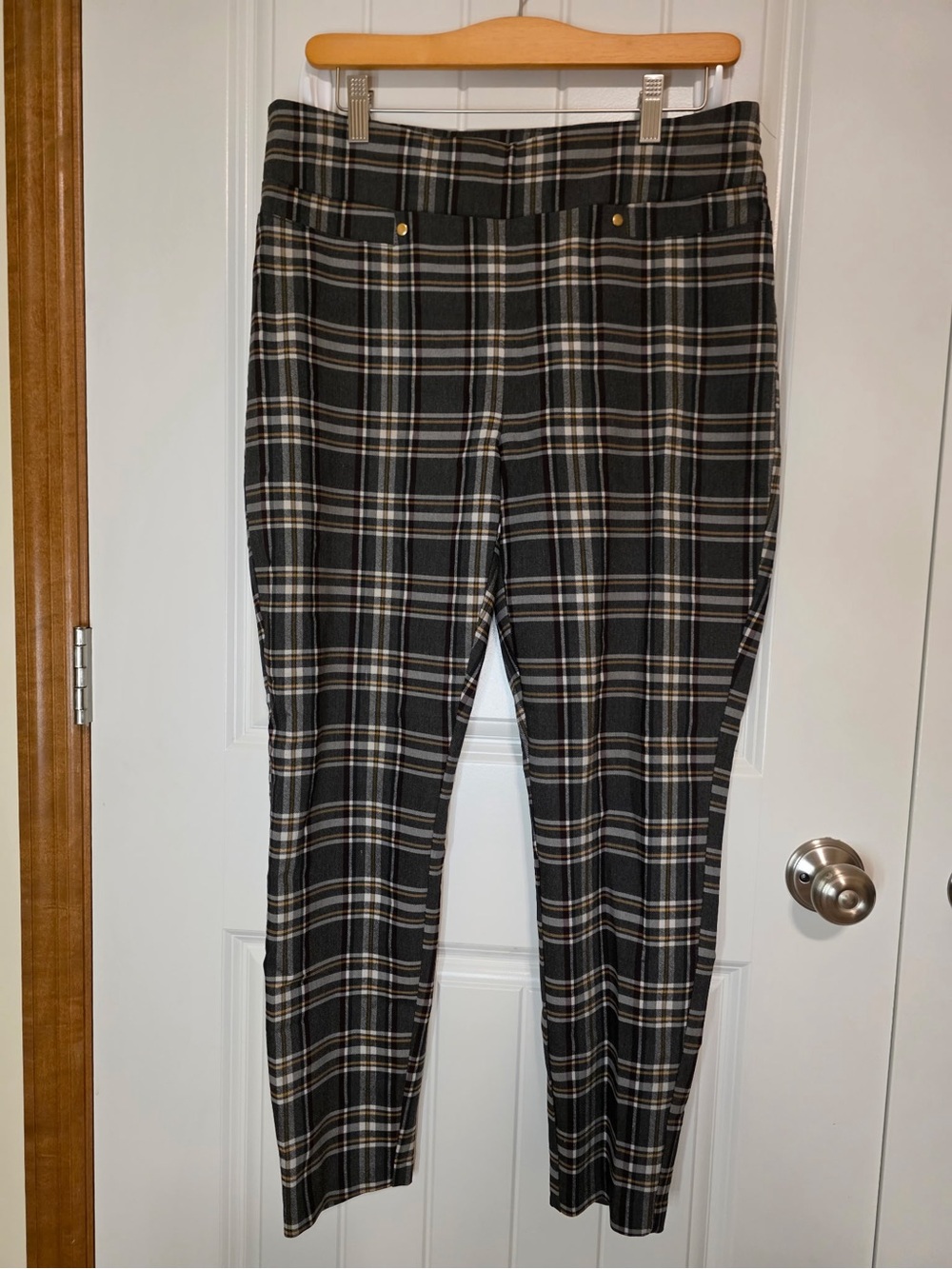 Carol Wren Women’s Plaid Stretch Pants size 12